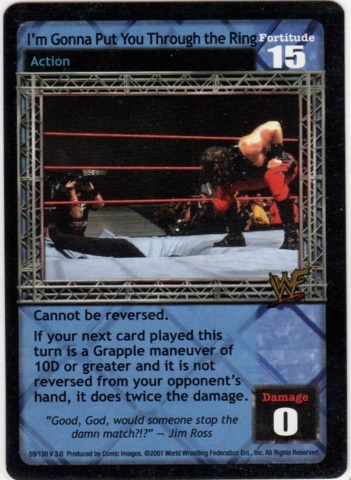 Im Gonna Put You Through the Ring